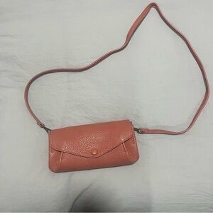 remi & reid Anthropologie Crossbody Small Vegan Leather Purse Terracotta